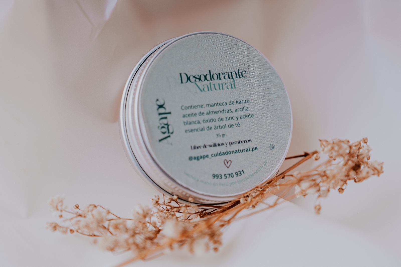 Desodorante Natural en Crema